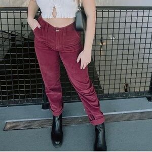 American Eagle corduroy baggy mom pants